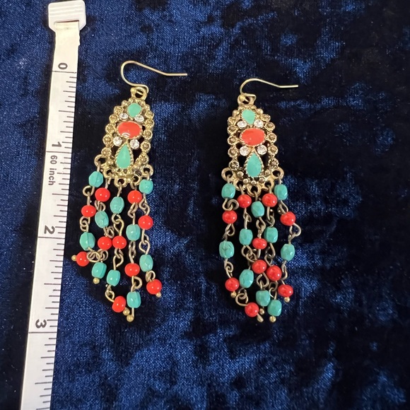 Boho style necklace and earrings. - Picture 6 of 6